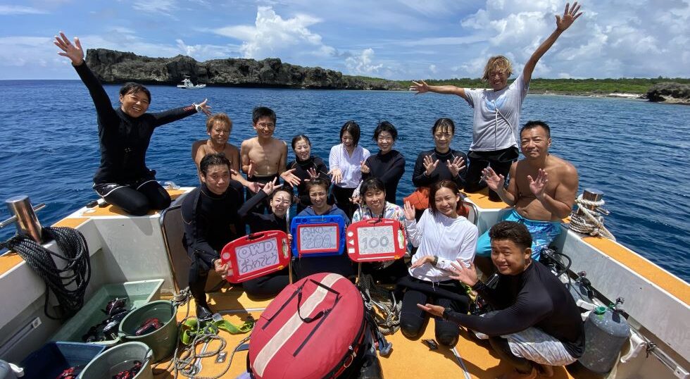 カラカラ先生のダイビングスクール宮古島記念ダイブ