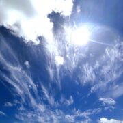 カラカラ先生のダイビングスクール　台風雲