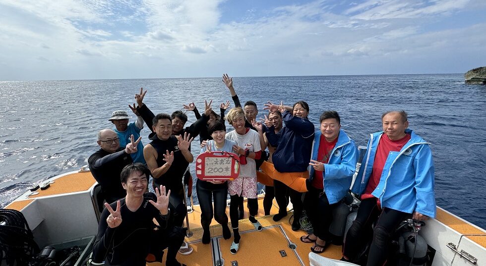 カラカラ先生のダイビングスクール　記念ダイビング㊗